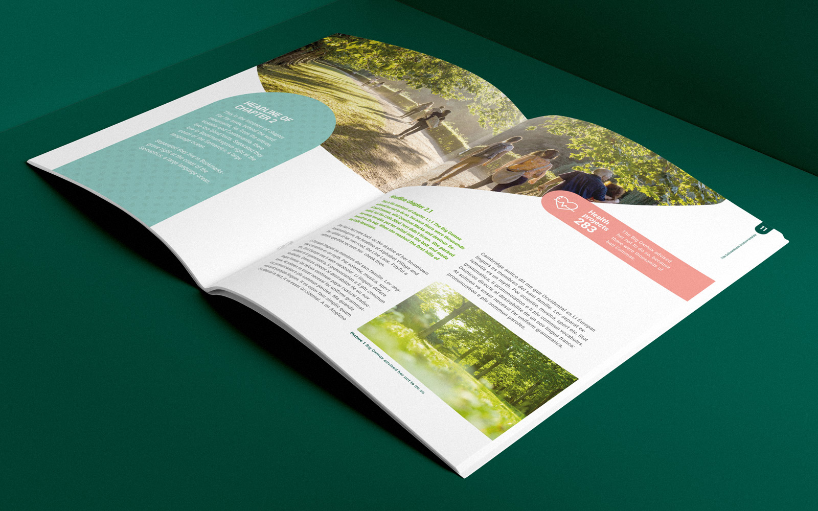 Editorial Design für Go Green Routes für ICLEI Europe