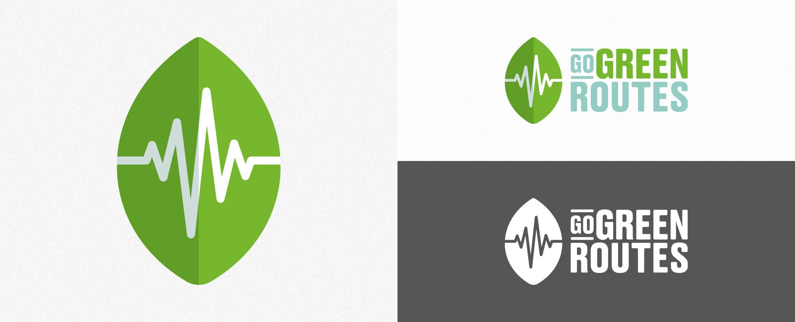 ungerplus_logo_design_branding_decide Go Green Routes Logo