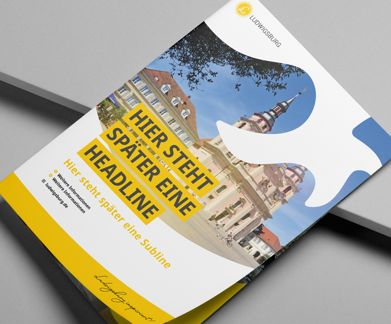 Jahresbericht und Coverdesign für Ludwigsburg