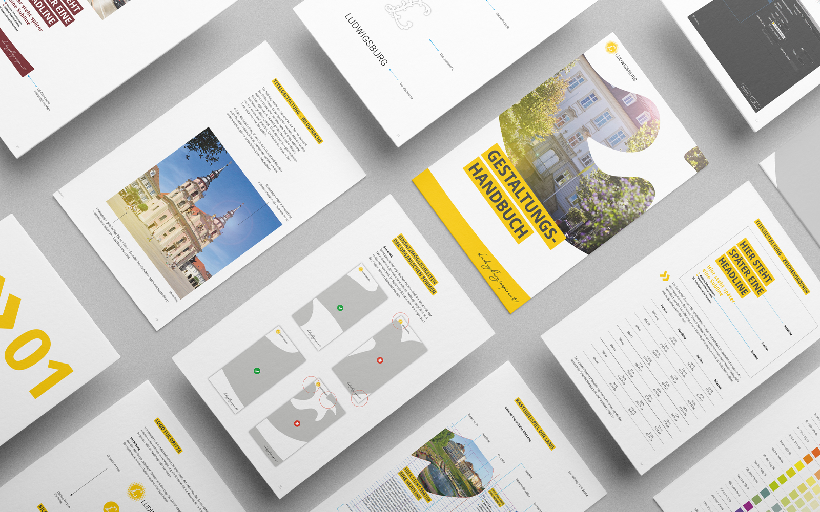 Corporate Design Handbuch und Manual für Ludwigsburg