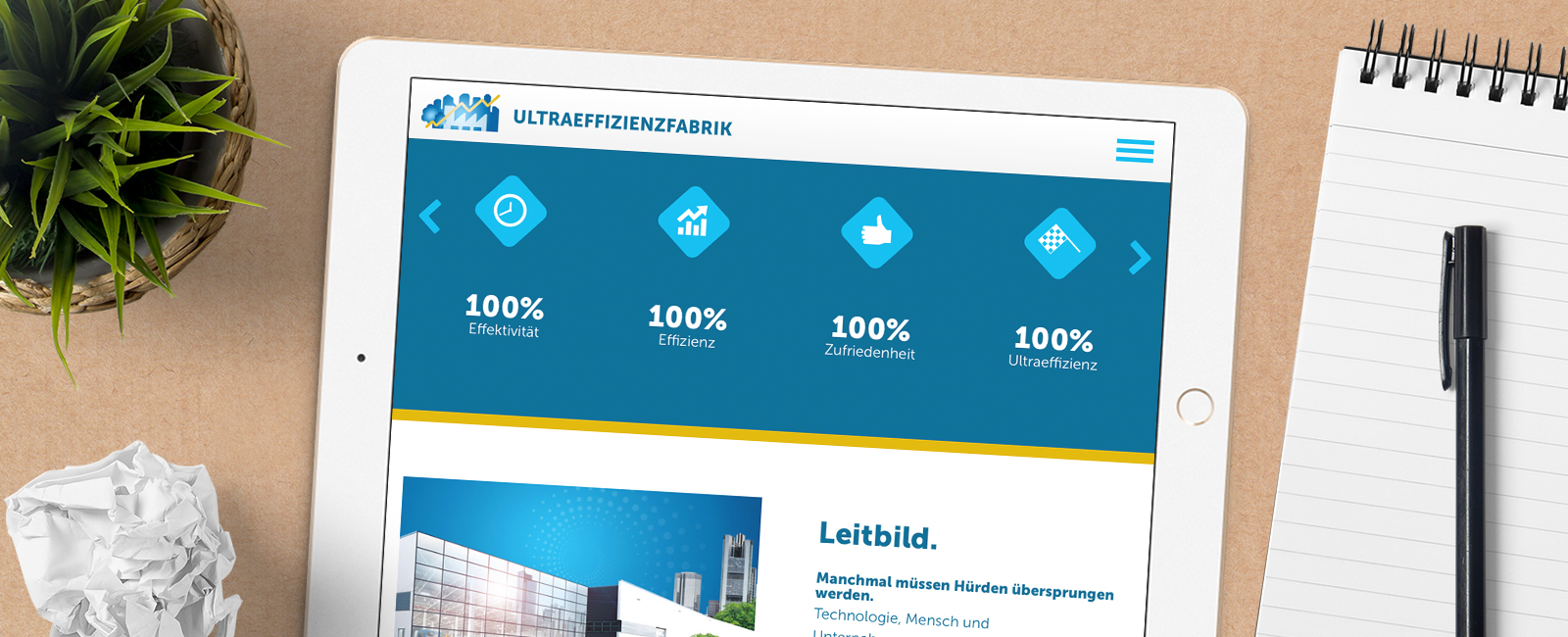 Ultraeffizienzfabrik Website