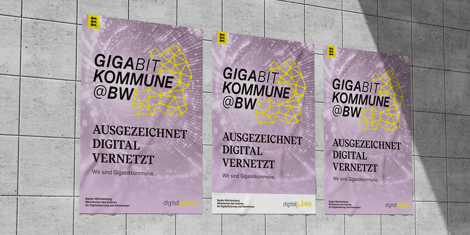 Kampagne Gigabit Kommune und Gigabit Landkreis BW