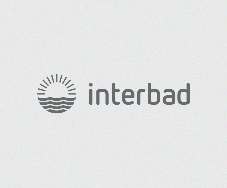 interbad Logo in Grau auf hellem Hintergrund